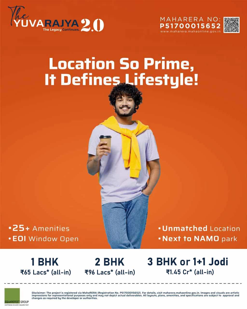 square feet kolshet thane